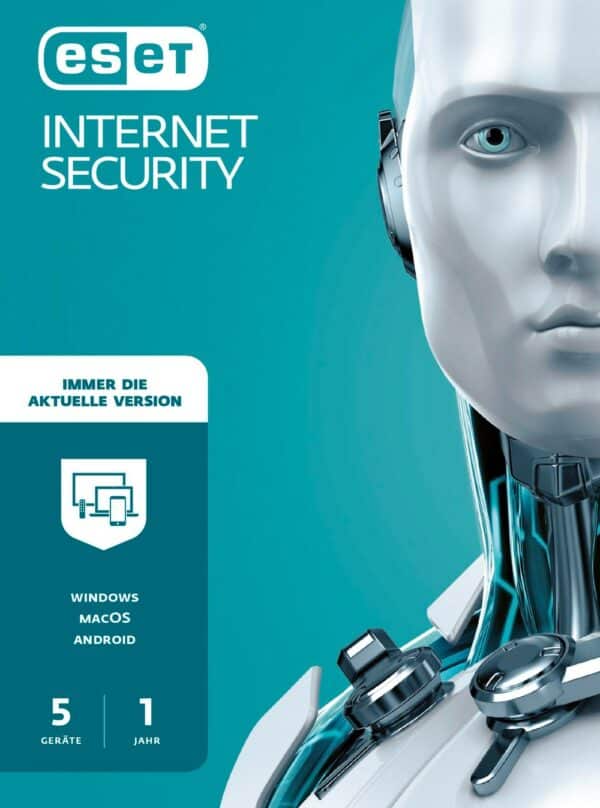 Eset Internet Security 2022 - 5 Geräte / 1 Jahr Sicherheitssoftware