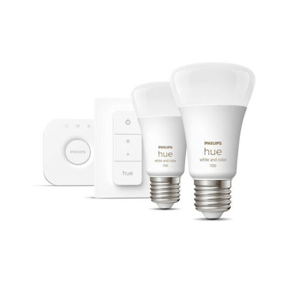 Philips Hue Smart Home Lampen Hue WACA E27 2er Set BT+Dimms.