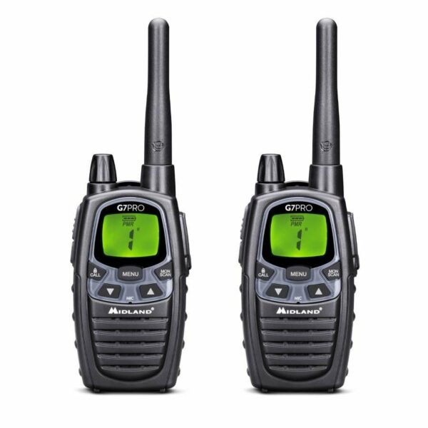 Midland G7 PRO 2er Kofferset grau Walkie-Talkie