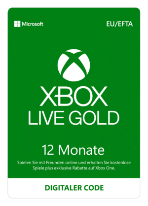 Microsoft Xbox Live Gold - 12 Monate