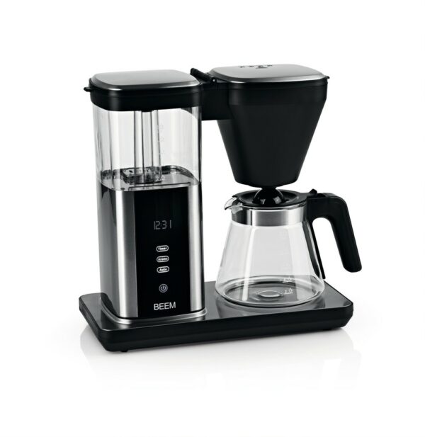 BEEM 02275 Direct-Brew Glas Kaffeemaschine schwarz/Edelstahl