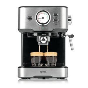 BEEM 05025 Espresso Select Siebträger-Maschine schwarz/Edelstahl