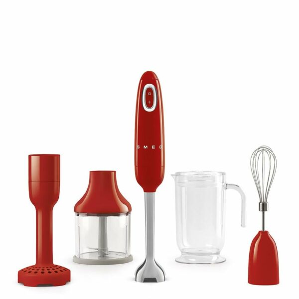 Smeg Stabmixer-Set HBF02RDEU Rot