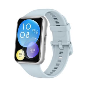 Huawei Watch Fit 2 Insel blau mit blauem Silikonarmband Smartwatch