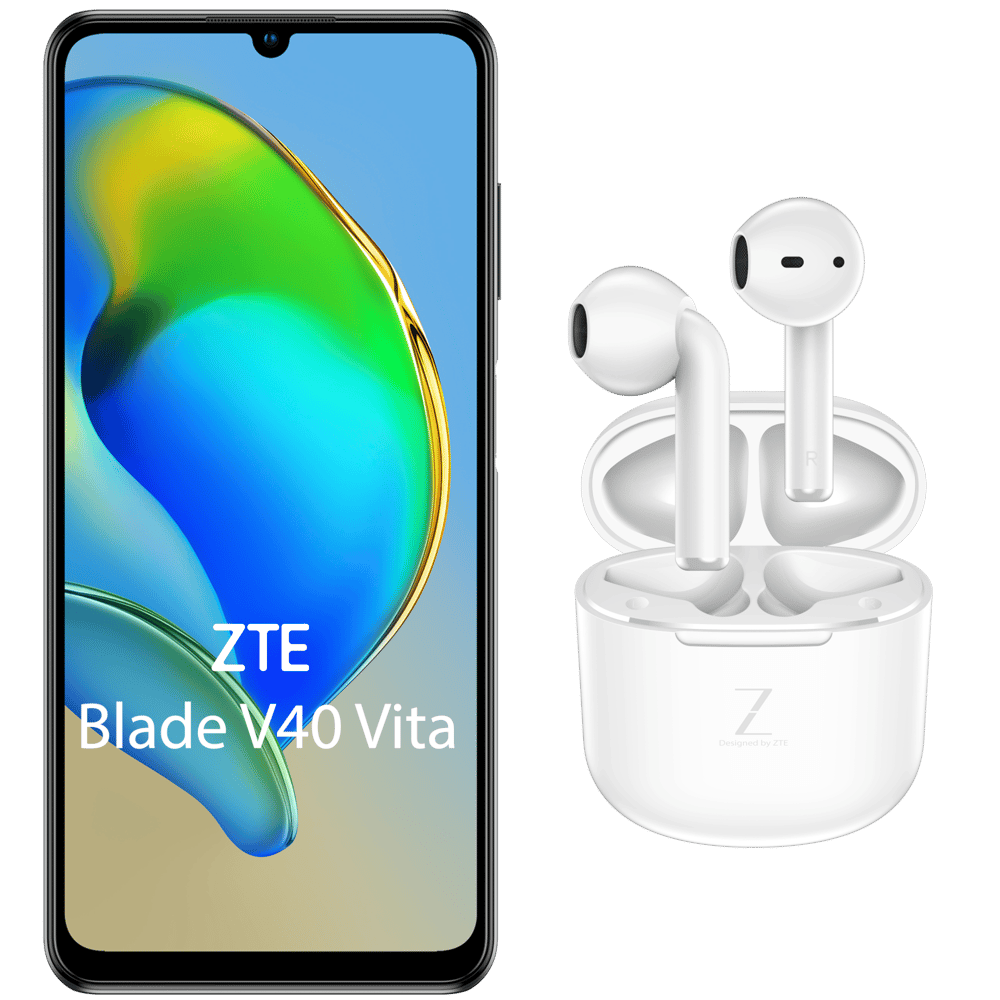 Zte Blade V40 Vita 4GB+128GB Pine Green inklusive ZTE Buds Smartphone