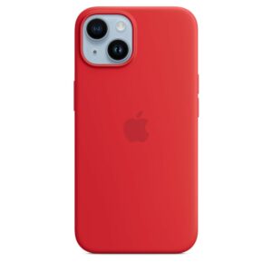 Apple iPhone 14 Silikon Case mit MagSafe - (PRODUCT)RED Handyhülle