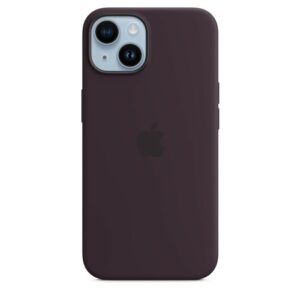 Apple iPhone 14 Silikon Case mit MagSafe - Holunder Handyhülle