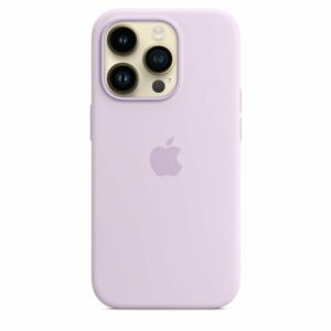 Apple iPhone 14 Pro Silikon Case mit MagSafe - Flieder Handyhülle