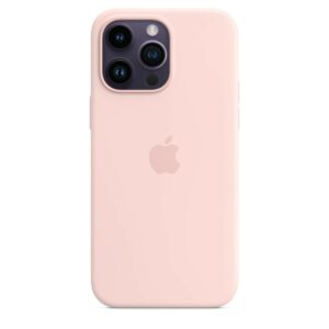 Apple iPhone 14 Pro Max Silikon Case mit MagSafe - Kalkrosa Handyhülle