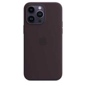 Apple iPhone 14 Pro Max Silikon Case mit MagSafe - Holunder Handyhülle