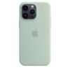 Apple iPhone 14 Pro Max Silikon Case mit MagSafe - Agavengrün Handyhülle