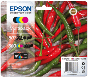 Epson 503 XL Chillies Multipack 4-colours Black + CMY Druckerpatrone