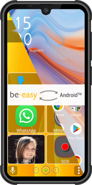 Beafon MX1 128GB Schwarz Smartphone