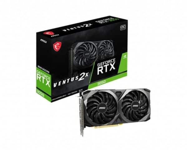 MSI GeForce RTX 3050 VENTUS 2X 8G OC NVIDIA 8 GB GDDR6 Grafikkarte