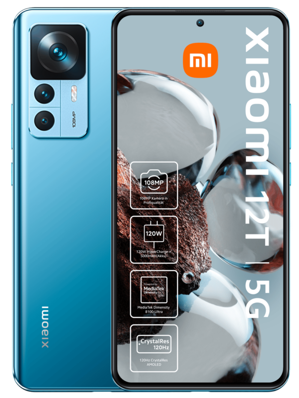 Xiaomi 12T 8GB+256GB 5G Blue Smartphone