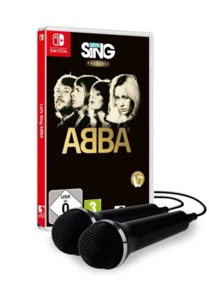 Let's Sing ABBA + 2 Mikrofone Nintendo Switch-Spiel