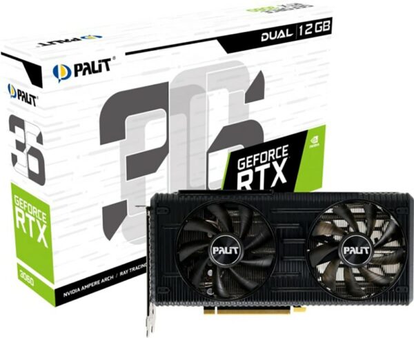 Palit NE63060019K9-190AD Grafikkarte NVIDIA GeForce RTX 3060 12 GB GDDR6 Grafikkarte