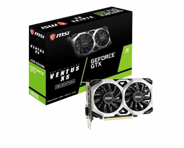 MSI GTX 1650 D6 Ventus XS OC NVIDIA GeForce GTX 1650 4 GB GDDR6 Grafikkarte