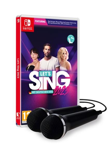 Let's Sing 2023 German Version [+ 2 Mics] Nintendo Switch-Spiel