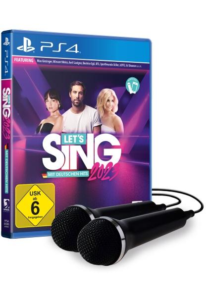 Let's Sing 2023 German Version [+ 2 Mics] PS4-Spiel