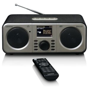 Lenco DAB+ Internetradio mit CD-Player DIR-141 schwarz