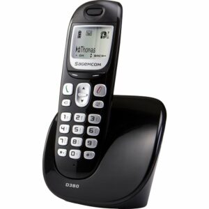 Grundig D 380 A schwarz Schnurloses Telefon