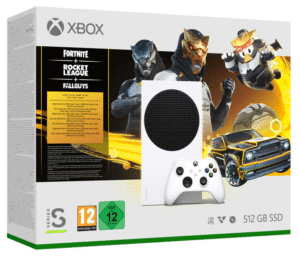 Microsoft Xbox Series S Konsole Gilded Hunter Bundle weiß