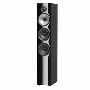 Bowers & Wilkins 704 S2 Glanzschwarz Stück Standlautsprecher