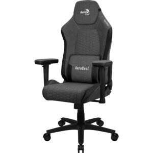 AeroCool Gaming-Stuhl CROWN AeroWeave Ash Black