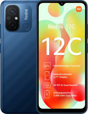 Xiaomi Redmi 12C 4GB+128GB Ocean Blue Smartphone
