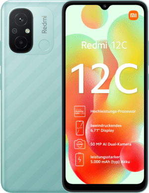 Xiaomi Redmi 12C 4GB+128GB Mint Green Smartphone
