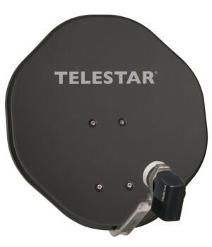 Telestar AluRapid 45 grau Satellitenschüssel 45 cm mit Twin LNB