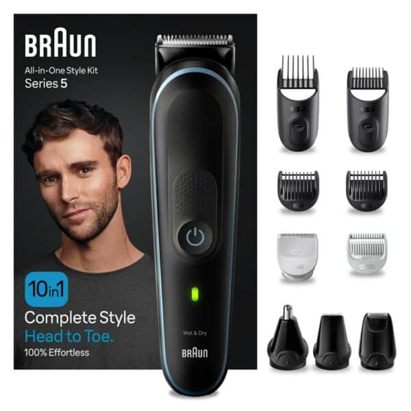 Braun Bartschneider Series 5 MGK5445 All-In-One Styling Set 10-in-1