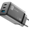 CellularLine USB Charger Multipower Micro 65W GaN 2 Ports PD Black (60000)