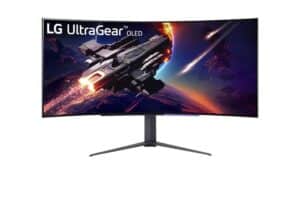 LG 45 Zoll UltraGear Curved OLED-Monitor mit blendfreiem und entspiegeltem Display 45GR95QE Monitor