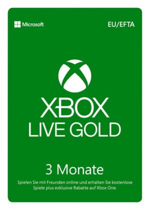 Microsoft Xbox Live Gold - 3 Monate