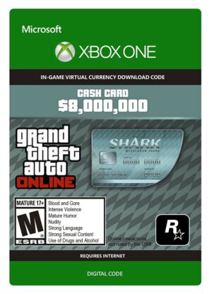 Grand Theft Auto V Megalodon Shark Card - Xbox One