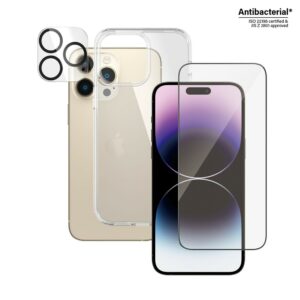 PanzerGlass 3-in-1 Schutz-Set für Apple iPhone 14 Pro Max (B0404+2786)