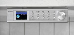Soundmaster IR1500 Silber Internet/DAB+ Küchenunterbauradio mit Bluetooth®