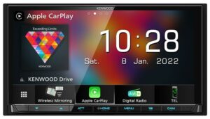 Kenwood DMX8021DABS - Doppel-DIN MP3-Autoradio mit Touchscreen / Bluetooth / DAB / USB / Carplay