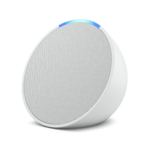 Amazon Echo Pop (1. Gen.) Smarter Bluetooth-Lautsprecher weiß