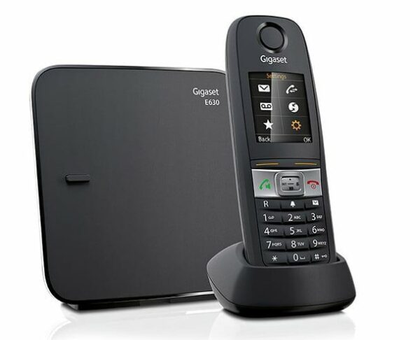 Gigaset E 630 schwarz Schnurloses Telefon