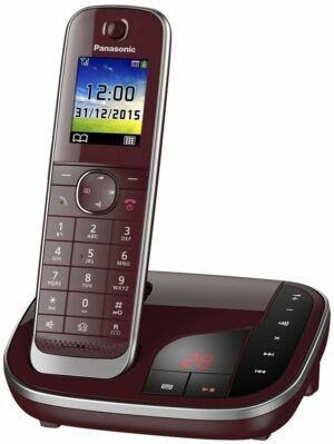 Panasonic KX-TGJ 320 GR weinrot Schnurloses-Telefon