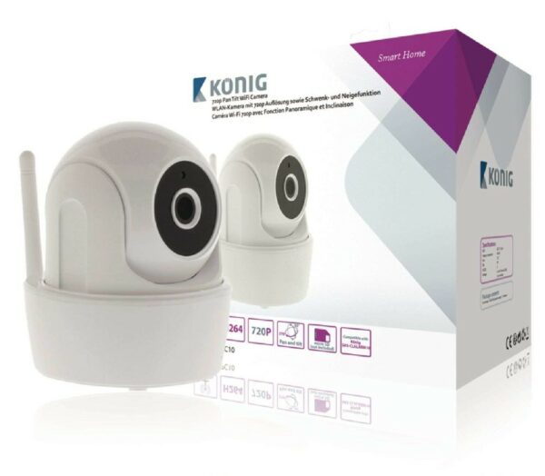 KÖNIG HD Smart IP-Kamera Innenbereich 720P