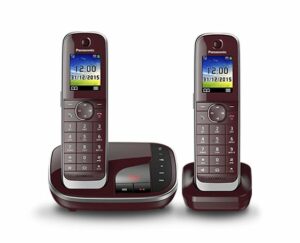 Panasonic KX-TGJ 322 GR weinrot Schnurloses-Telefon