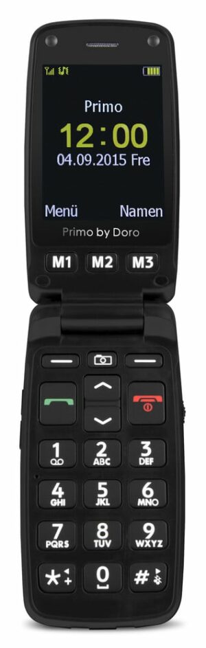 PRIMO BY DORO 406 schwarz/schwarz Handy