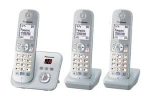 Panasonic KX-TG 6823 GS perlsilber Schnurloses Telefon