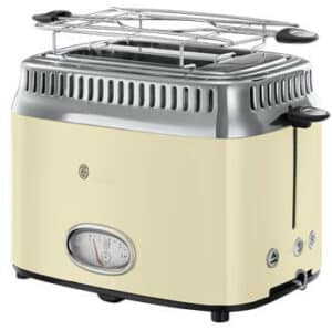 Russell Hobbs 21682-56 Retro Ribbon Vintage Cream Toaster