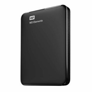 WD (Western Digital) Elements Portable 2TB schwarz Externe HDD-Festplatte