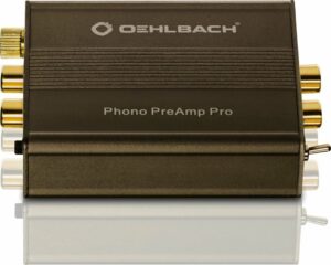 Oehlbach Phono-Vorverstärker für MM / MC Phono PreAmp Pro (D1C6060) Phono Vorverstärker für Plattenspieler
